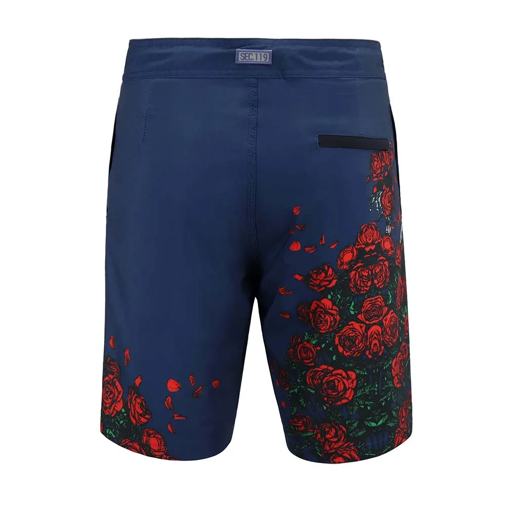 Grateful Dead | 48-54 Hybrid Board Shorts | Navy Bertha