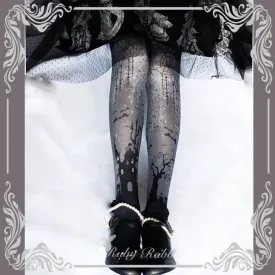 Halloween Printed Tights