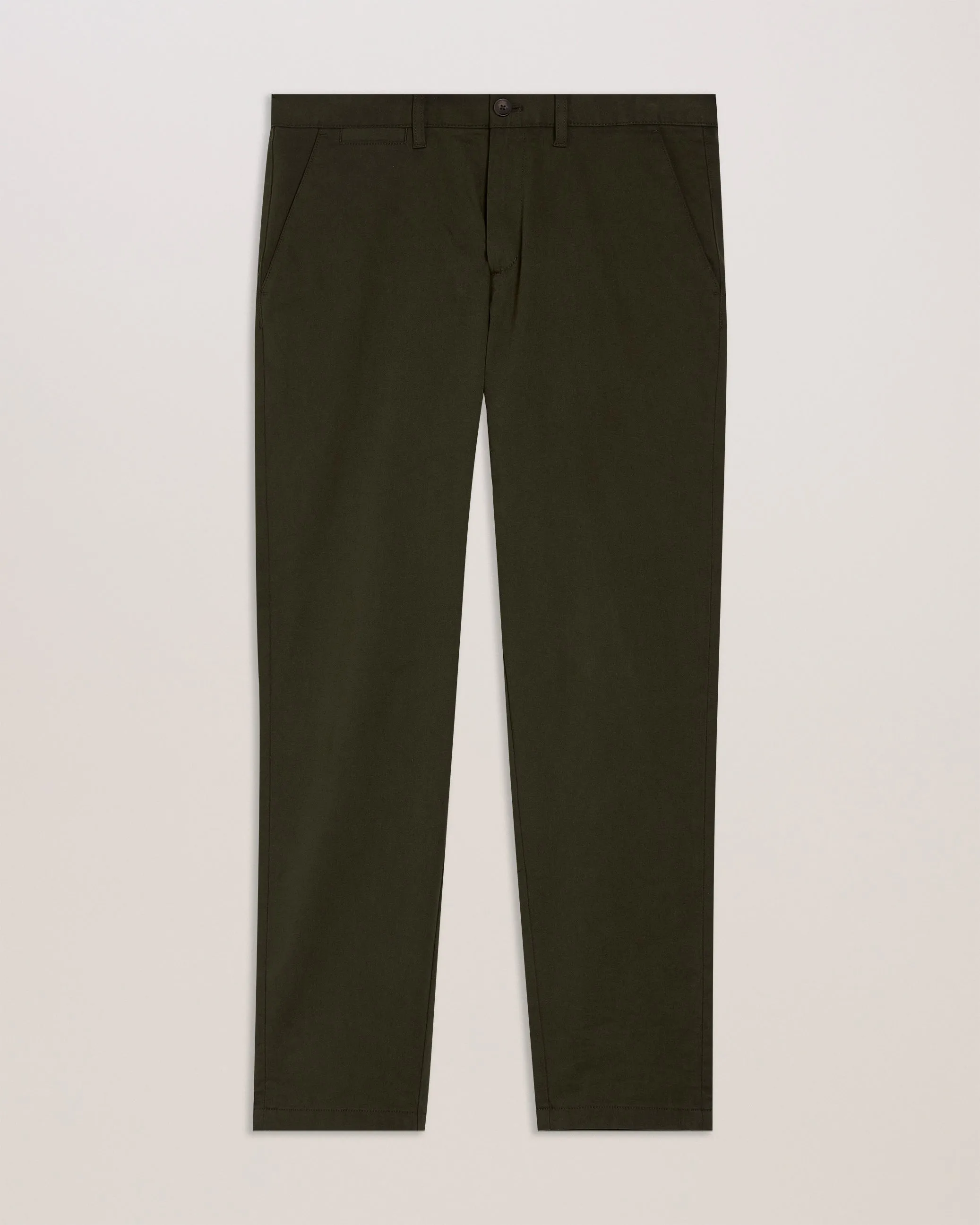 Haybrn Regular Fit Textured Chino Trouser Khaki