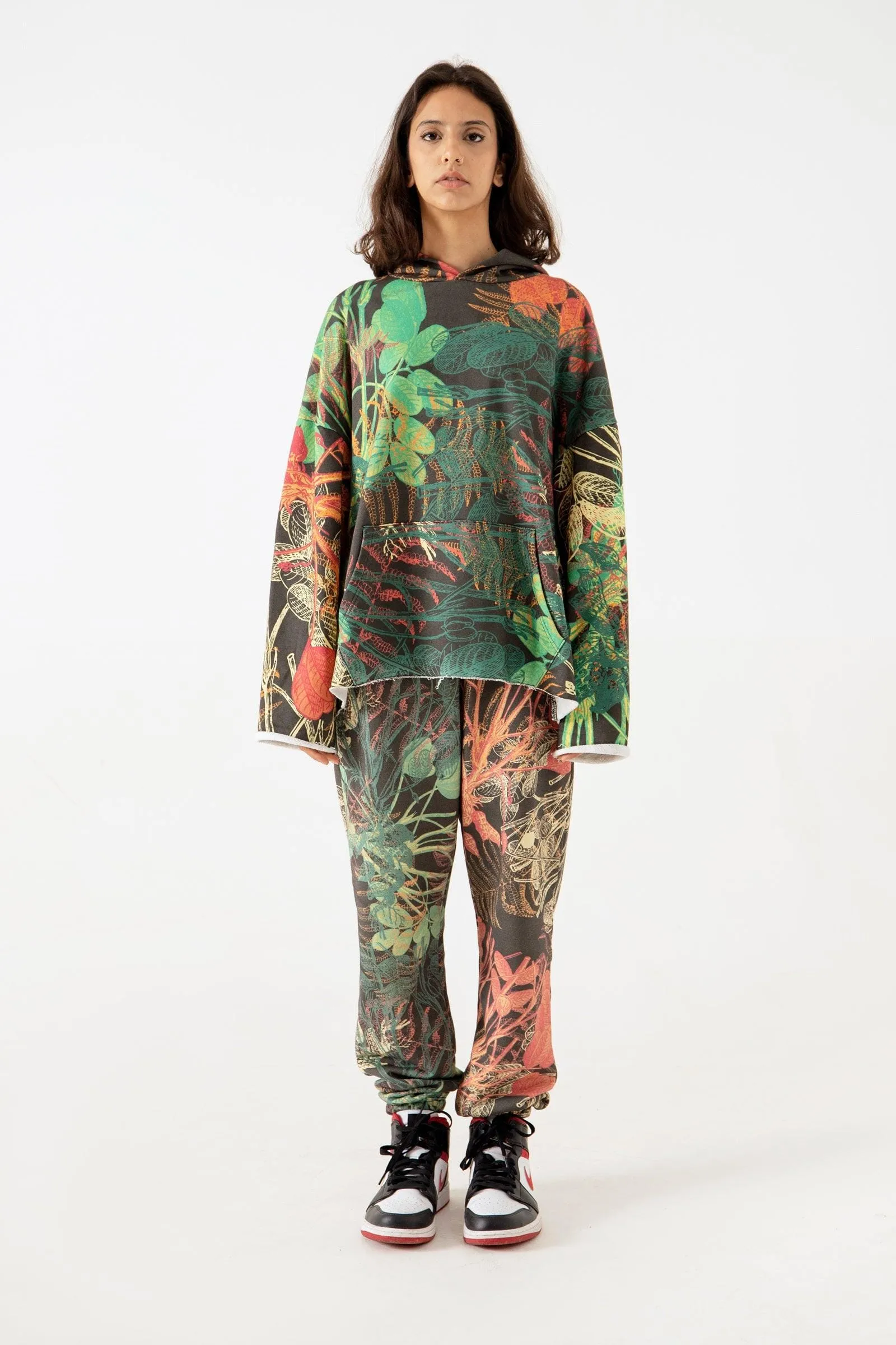 JUNGLE PRINTED HOODIE