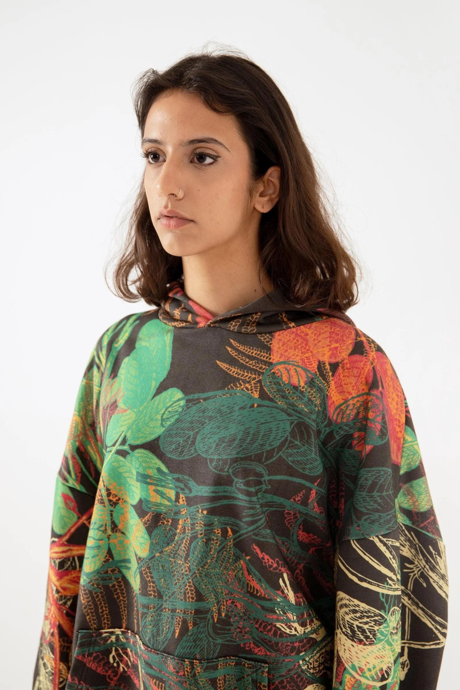 JUNGLE PRINTED HOODIE