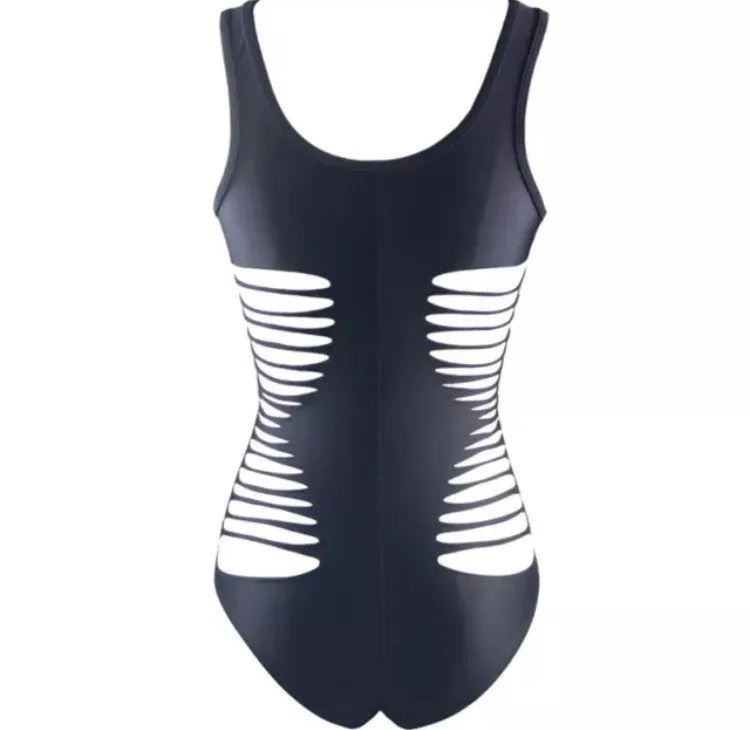 KYLIE SEXY ONE PIECE CUTOUT MONOKINI SWIMSUIT BODYSUIT