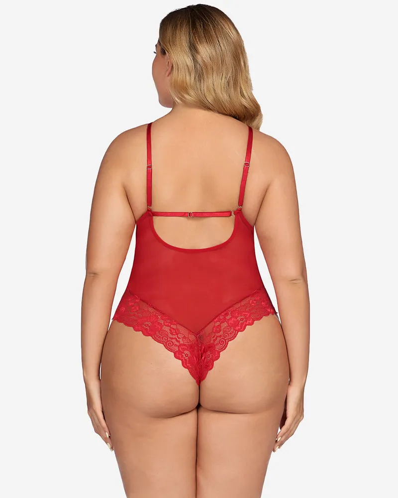 Lace One Piece Sexy Mini Bodysuit