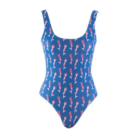 Ladies One Piece - Mermaids | Royal Blue