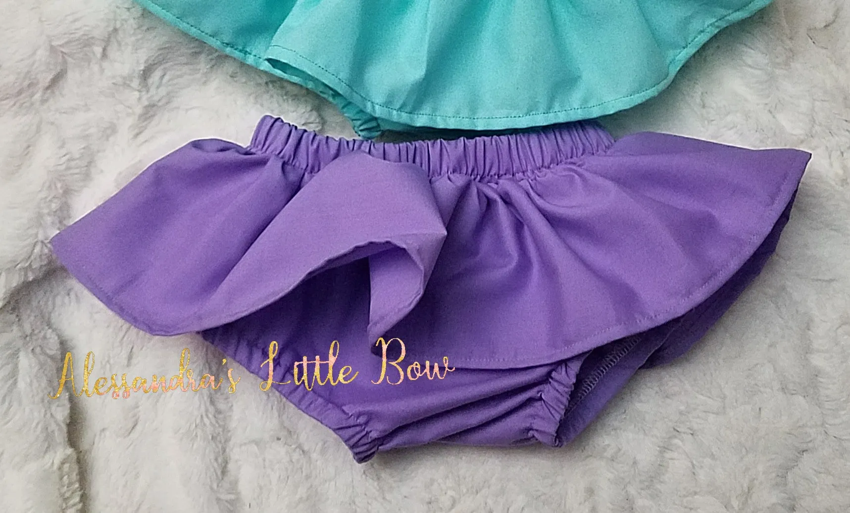 Lavender skirted bloomers