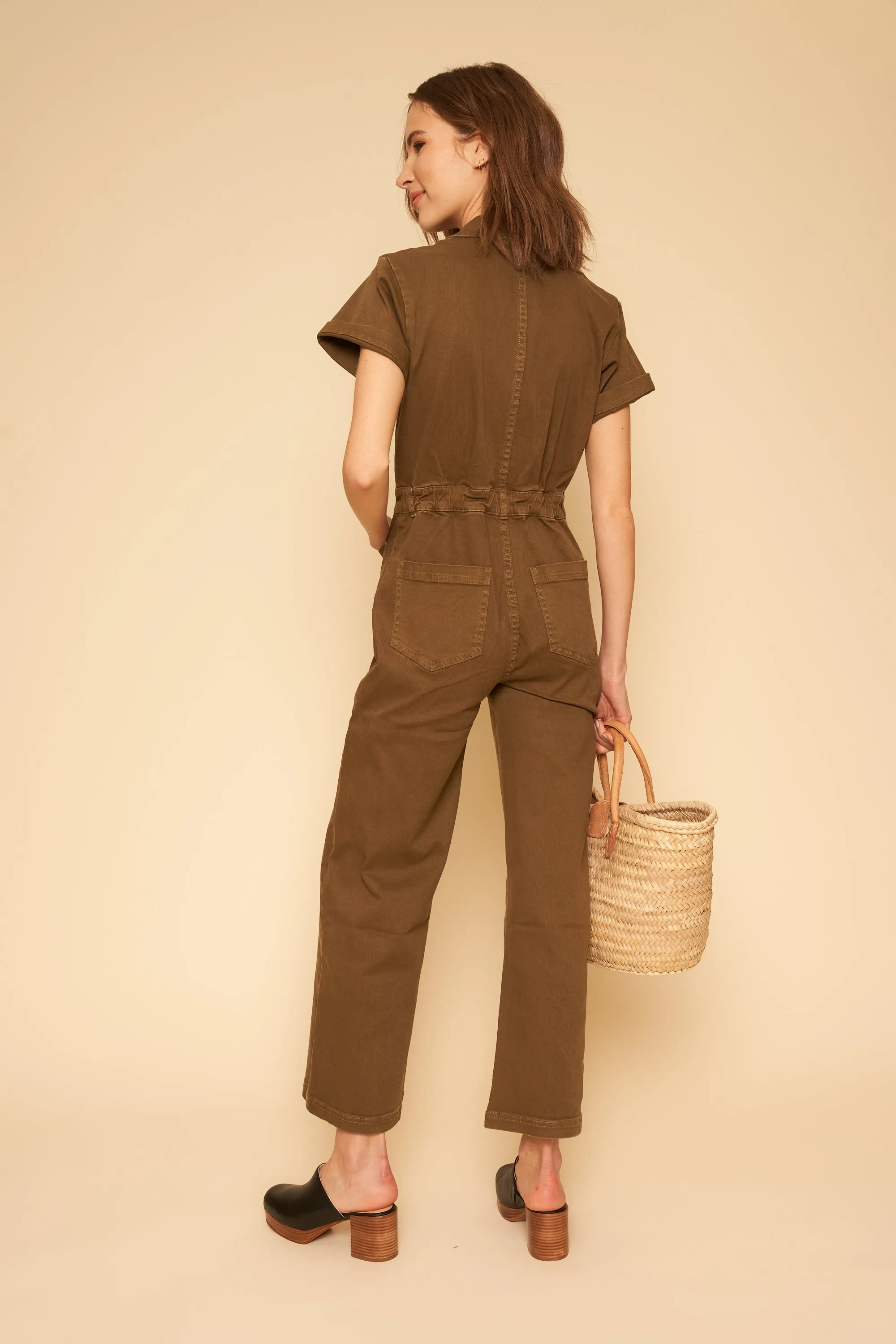 Logan Jumpsuit in Hunter