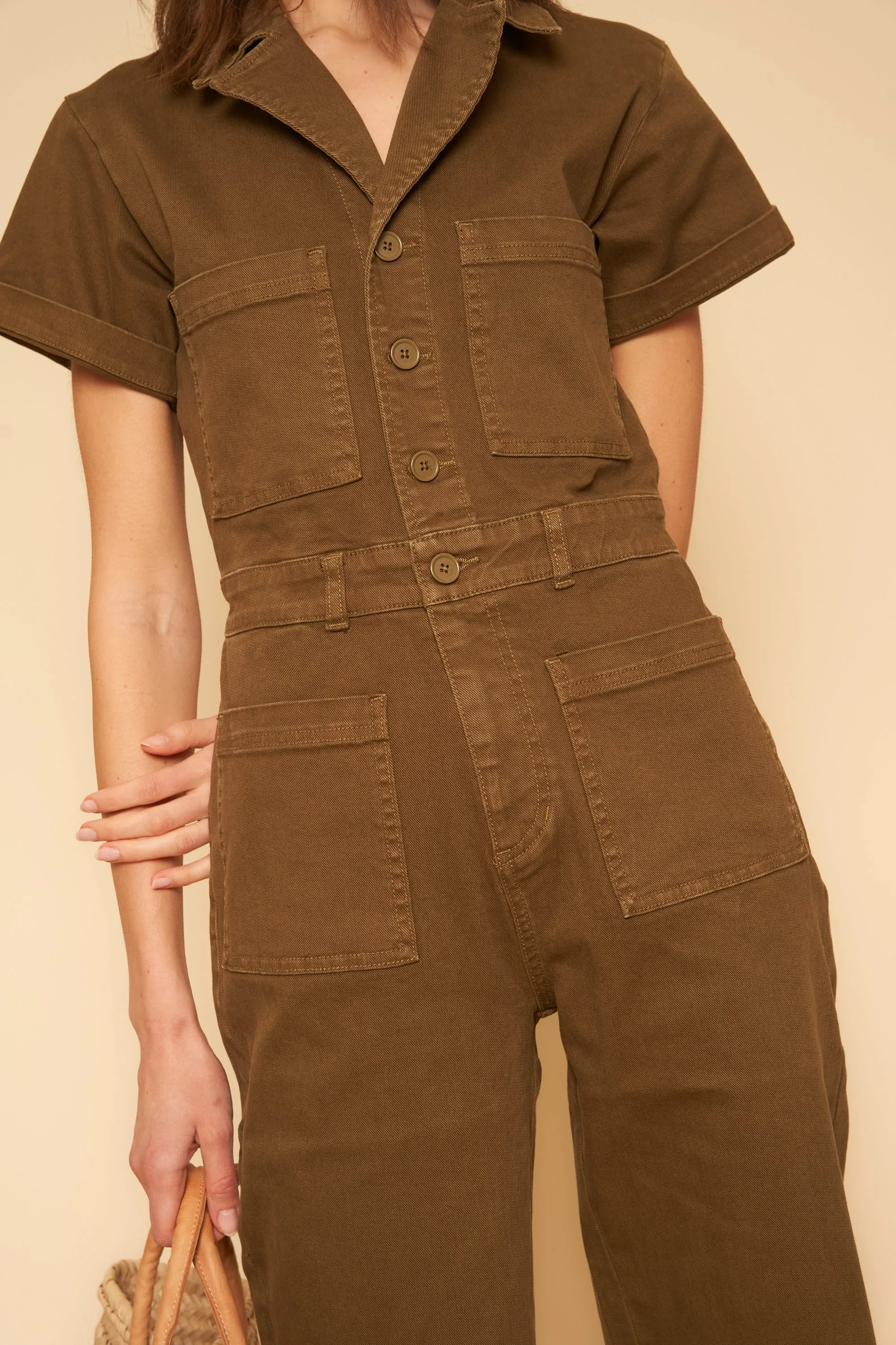 Logan Jumpsuit in Hunter