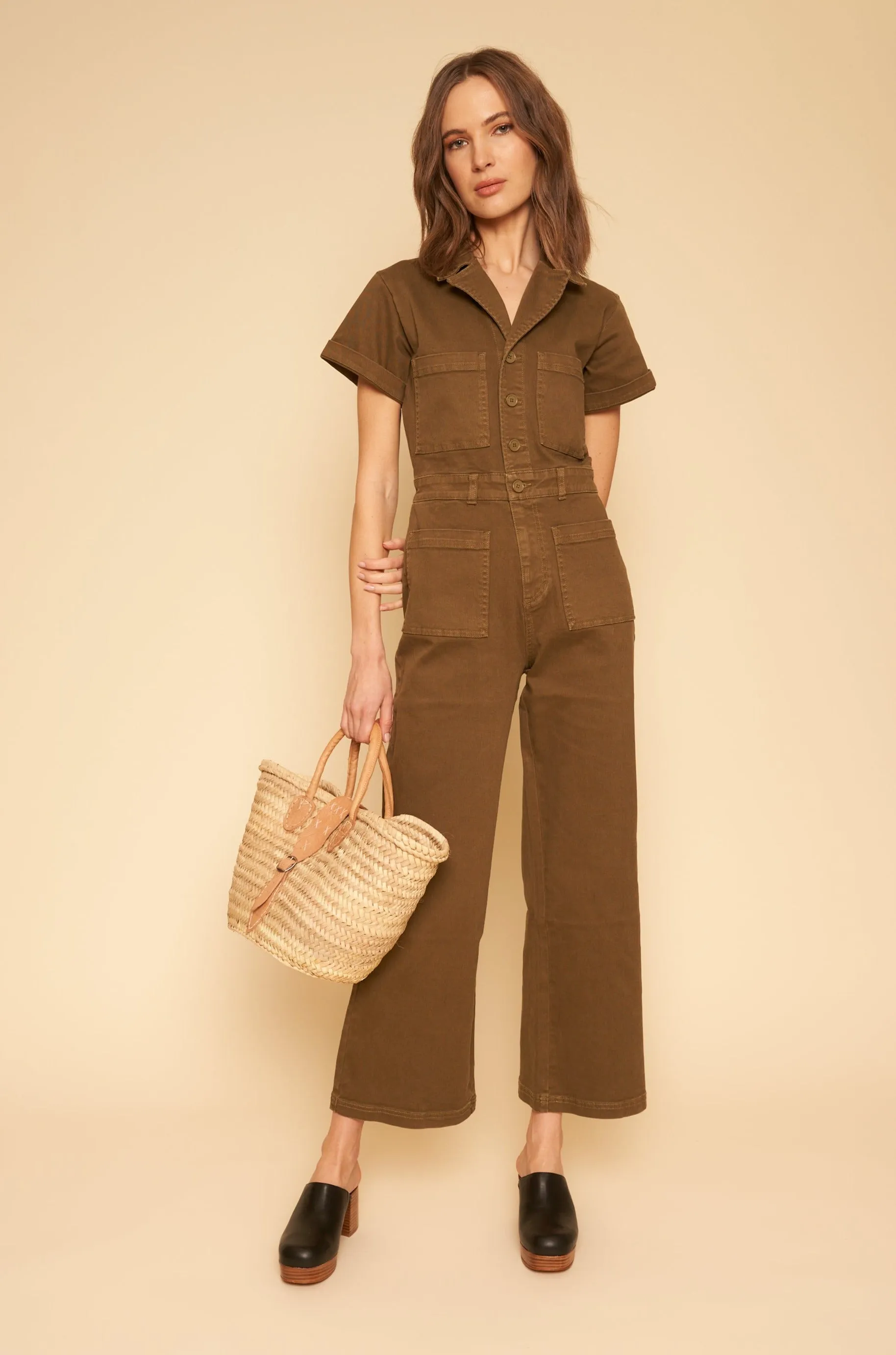 Logan Jumpsuit in Hunter