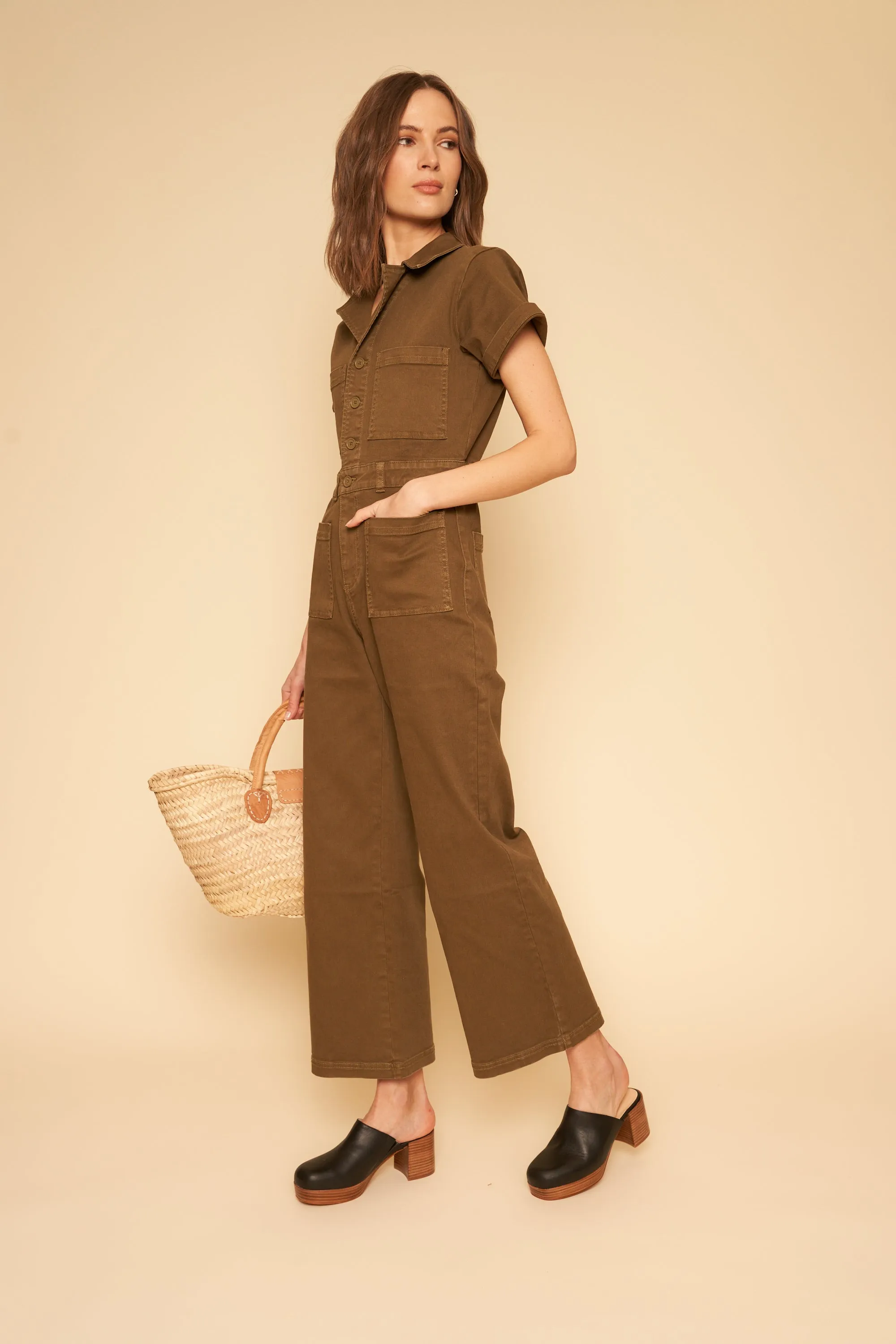 Logan Jumpsuit in Hunter