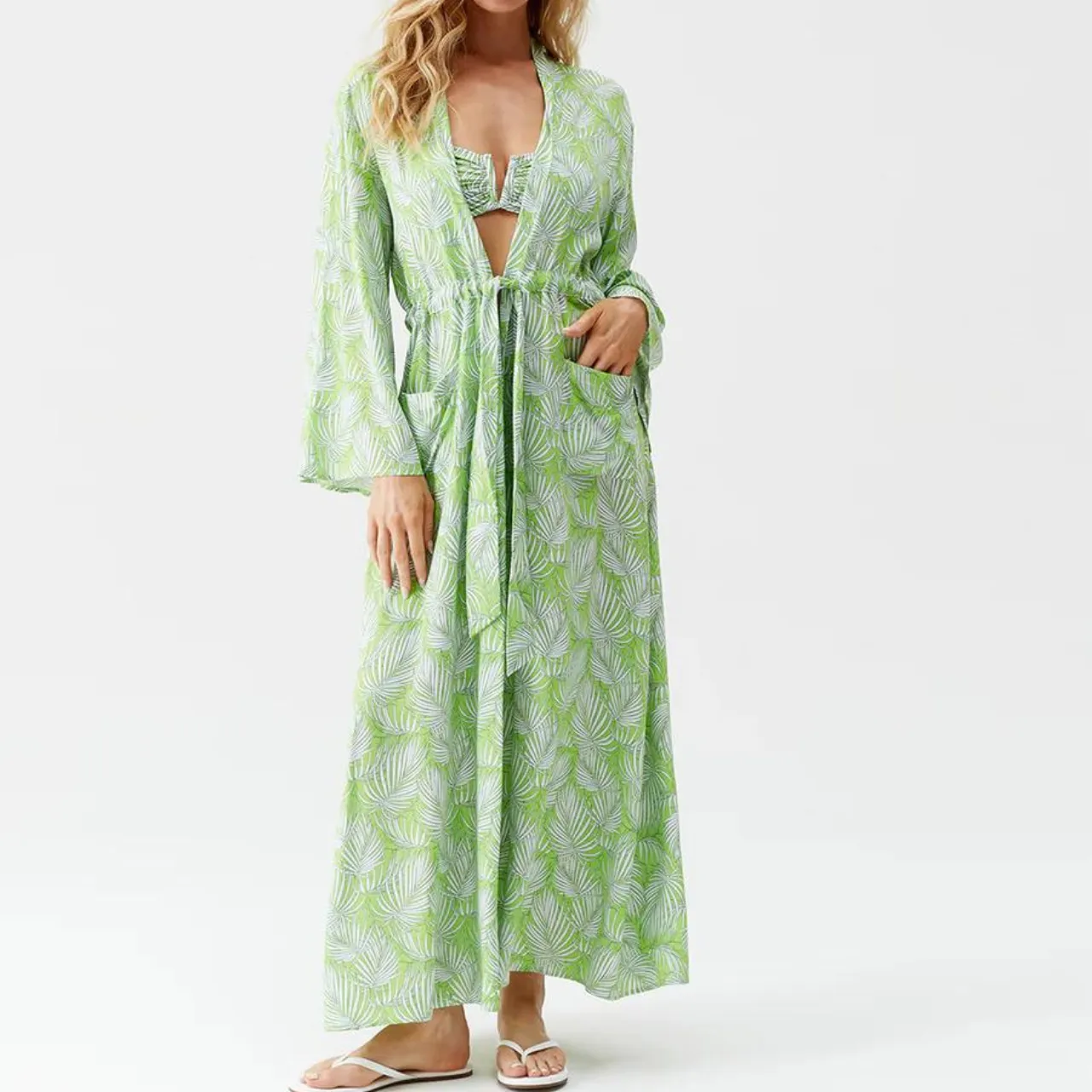 Louisa Palmetto Kaftan