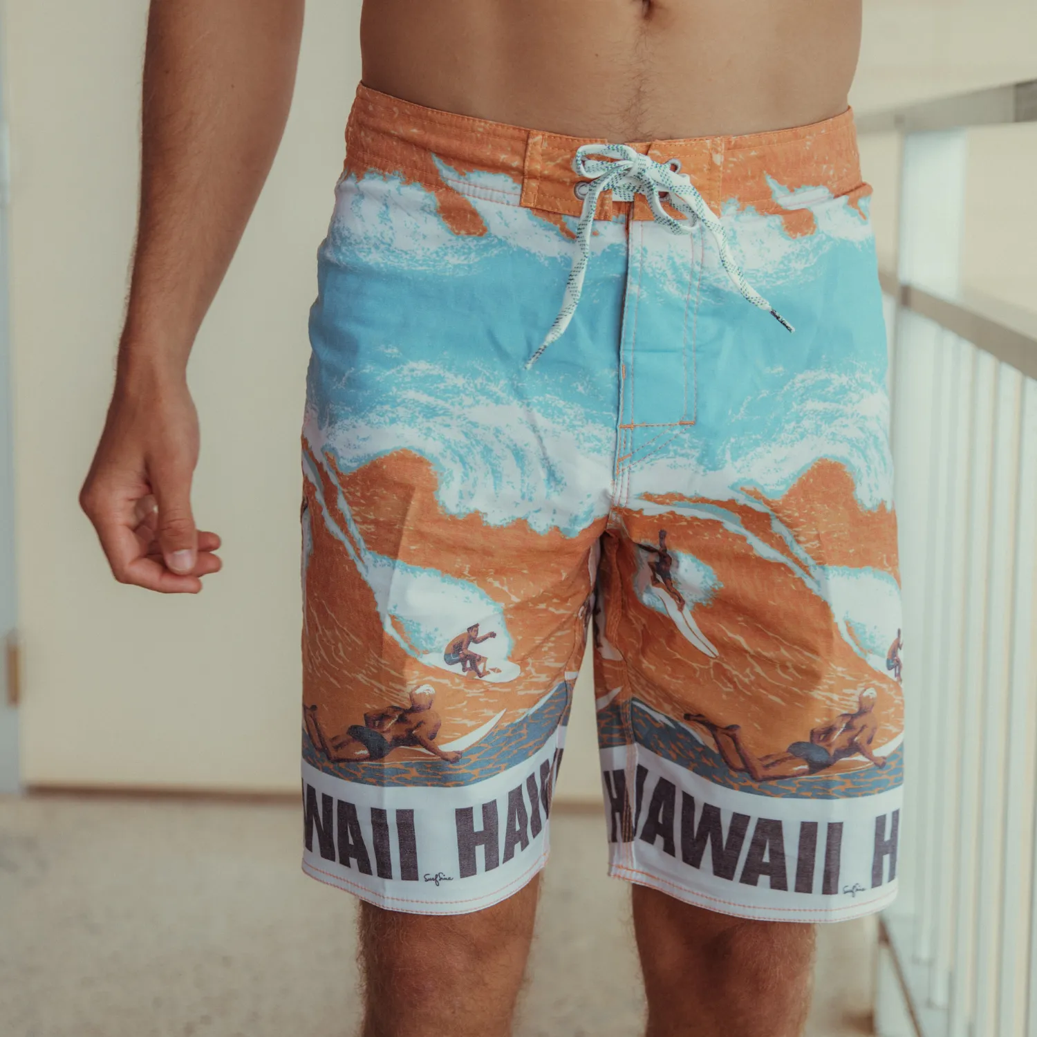 Men's Classic Boardshorts - Big Wave Gold