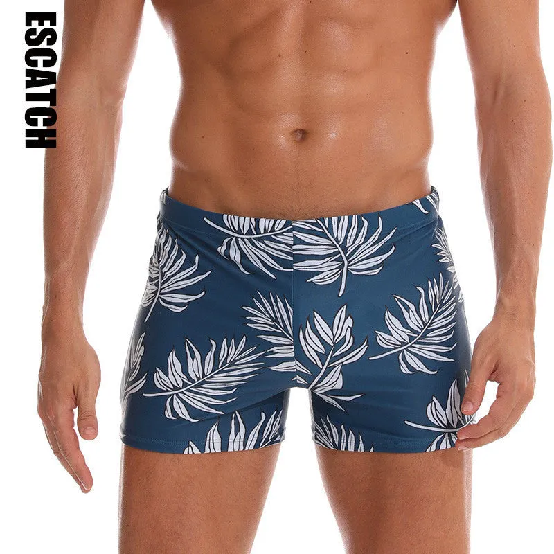 Men's Leaf Swim Trunks (Three Pieces)