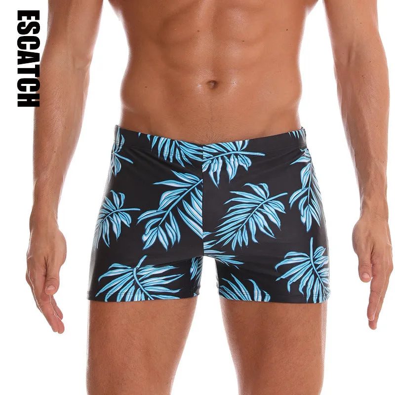 Men's Leaf Swim Trunks (Three Pieces)