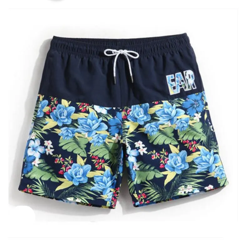 Men's Navy Blue Beach Board Shorts