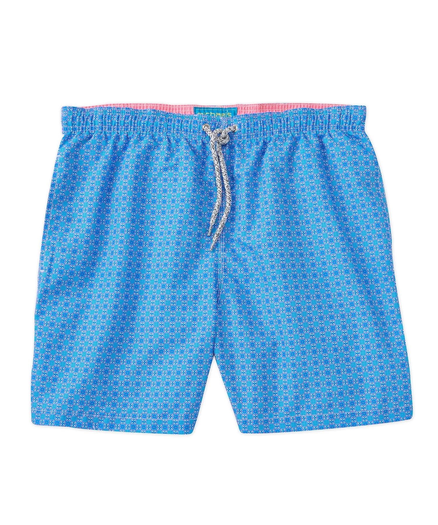 Michael's Italian Ethnic Tile Print Swim Trunks