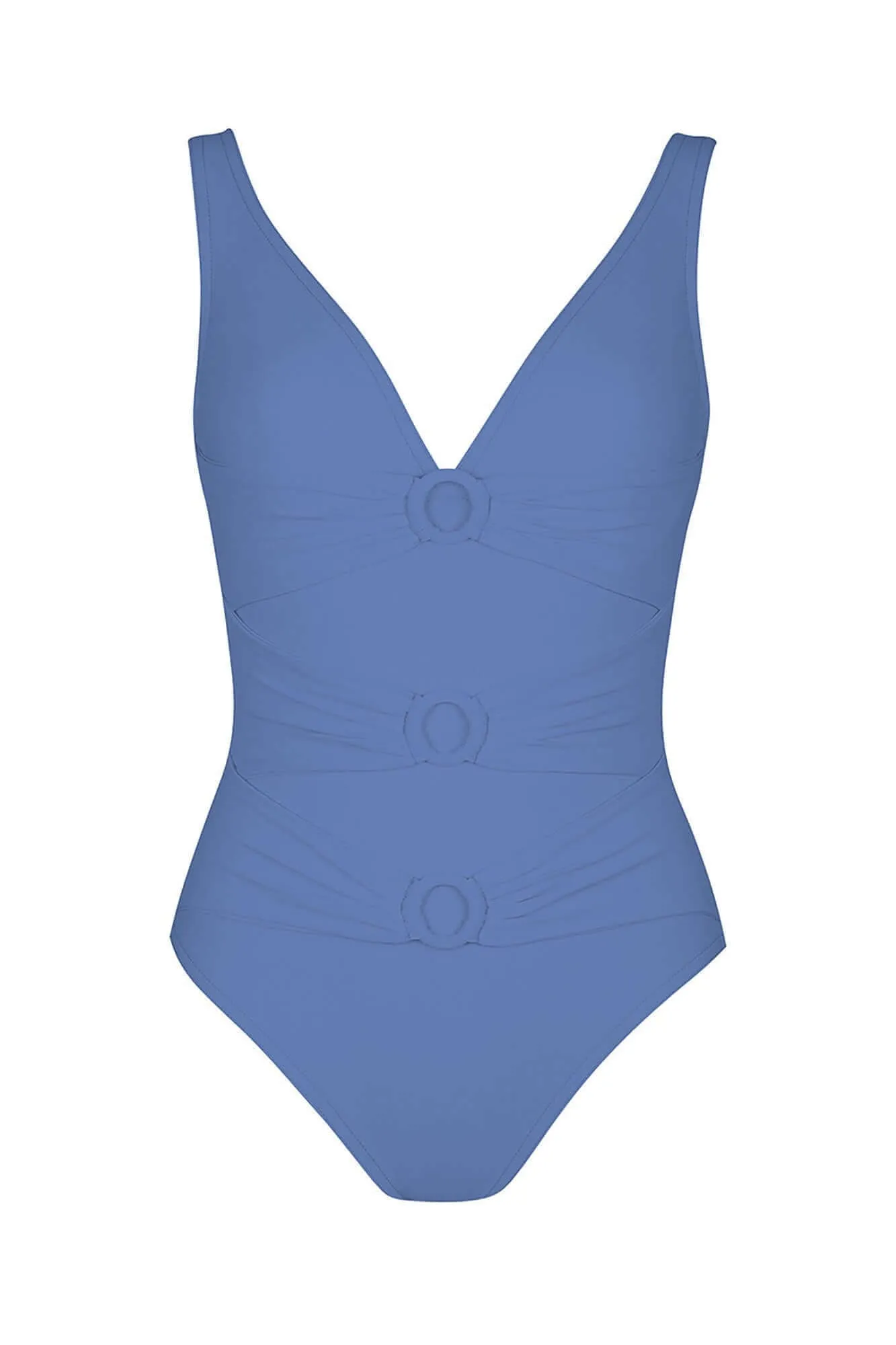 Morgan V Neck 427-N70 in Mystic Blue