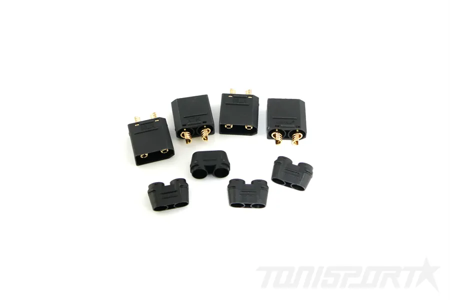 MR33 XT90 Male Connector (4pcs) MR33-XT90-MC