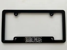 One Piece License Plate Frame