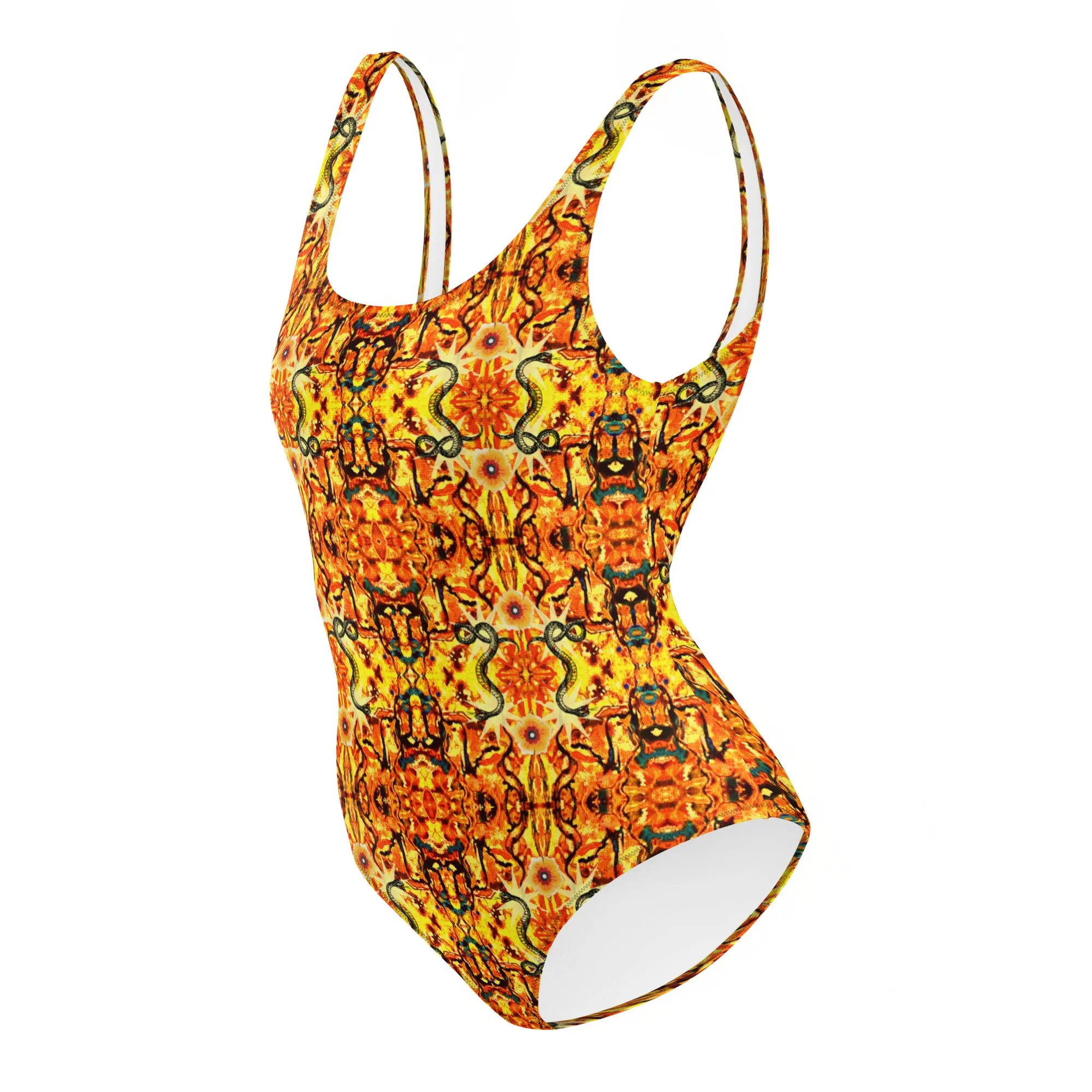 One-Piece, snake print