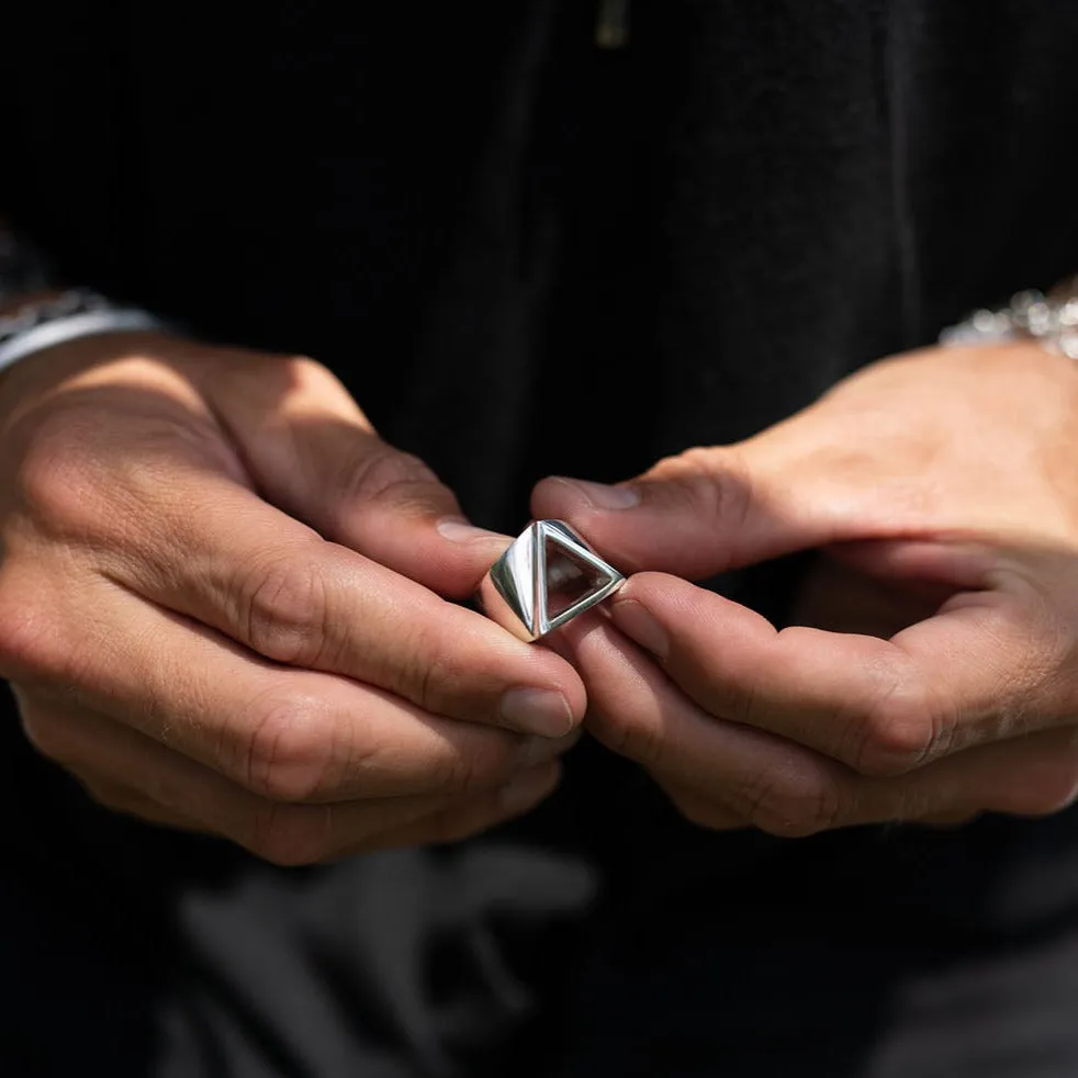 Oxidized Trinity Ring