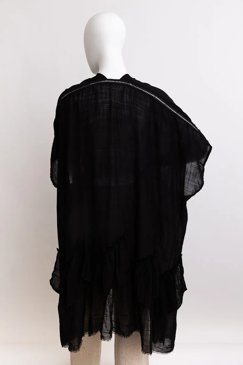 Ruffle Edge Kimono