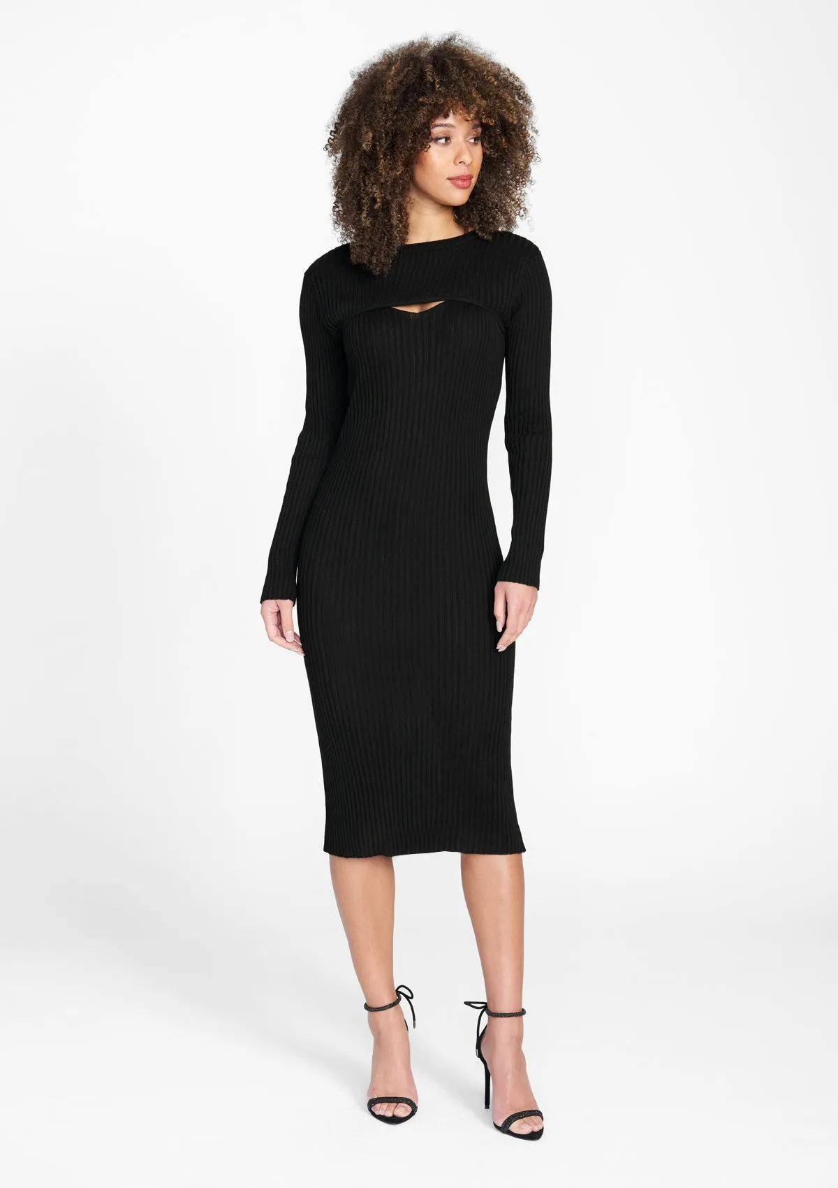 Tall Alexa Knit Midi Dress