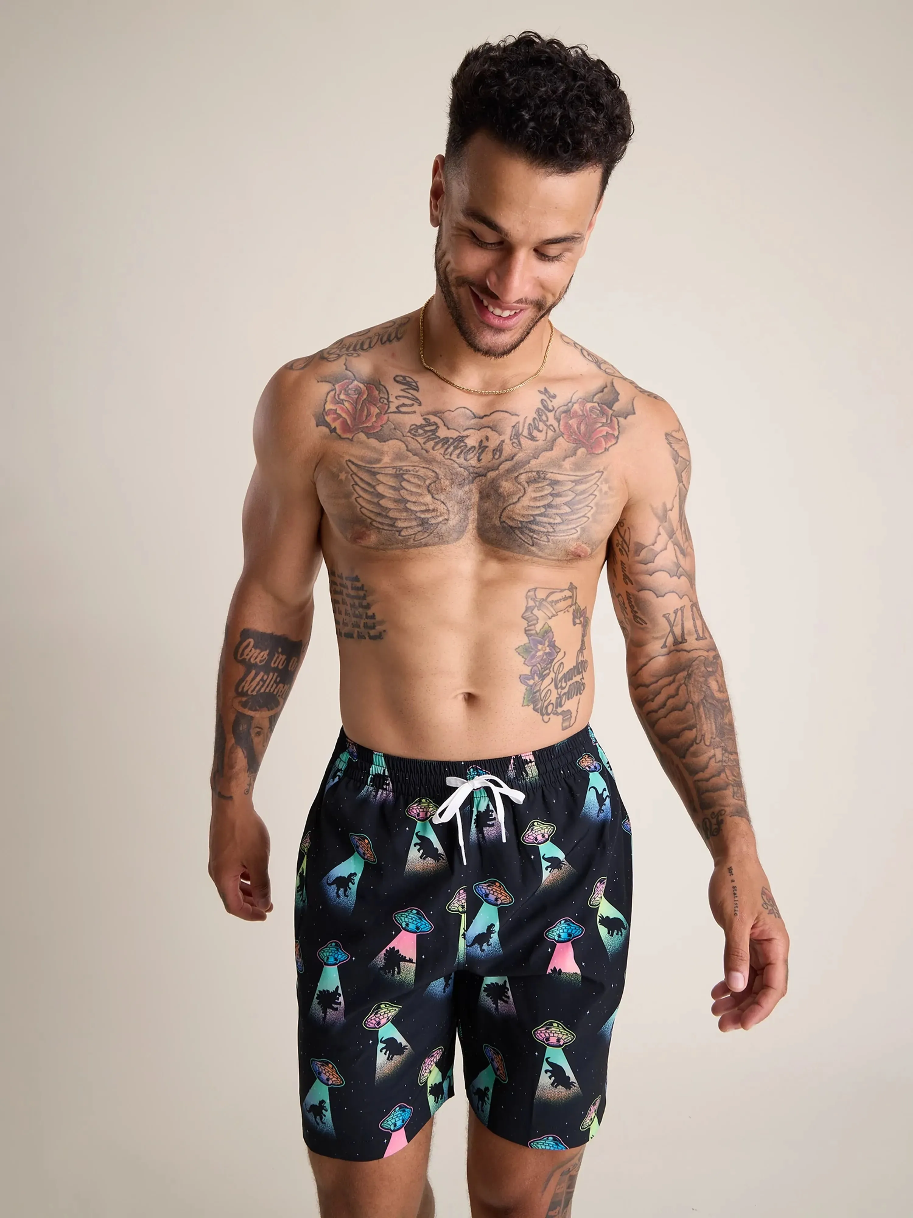 The Beam Me Ups 7" (Classic Lined Swim Trunk)