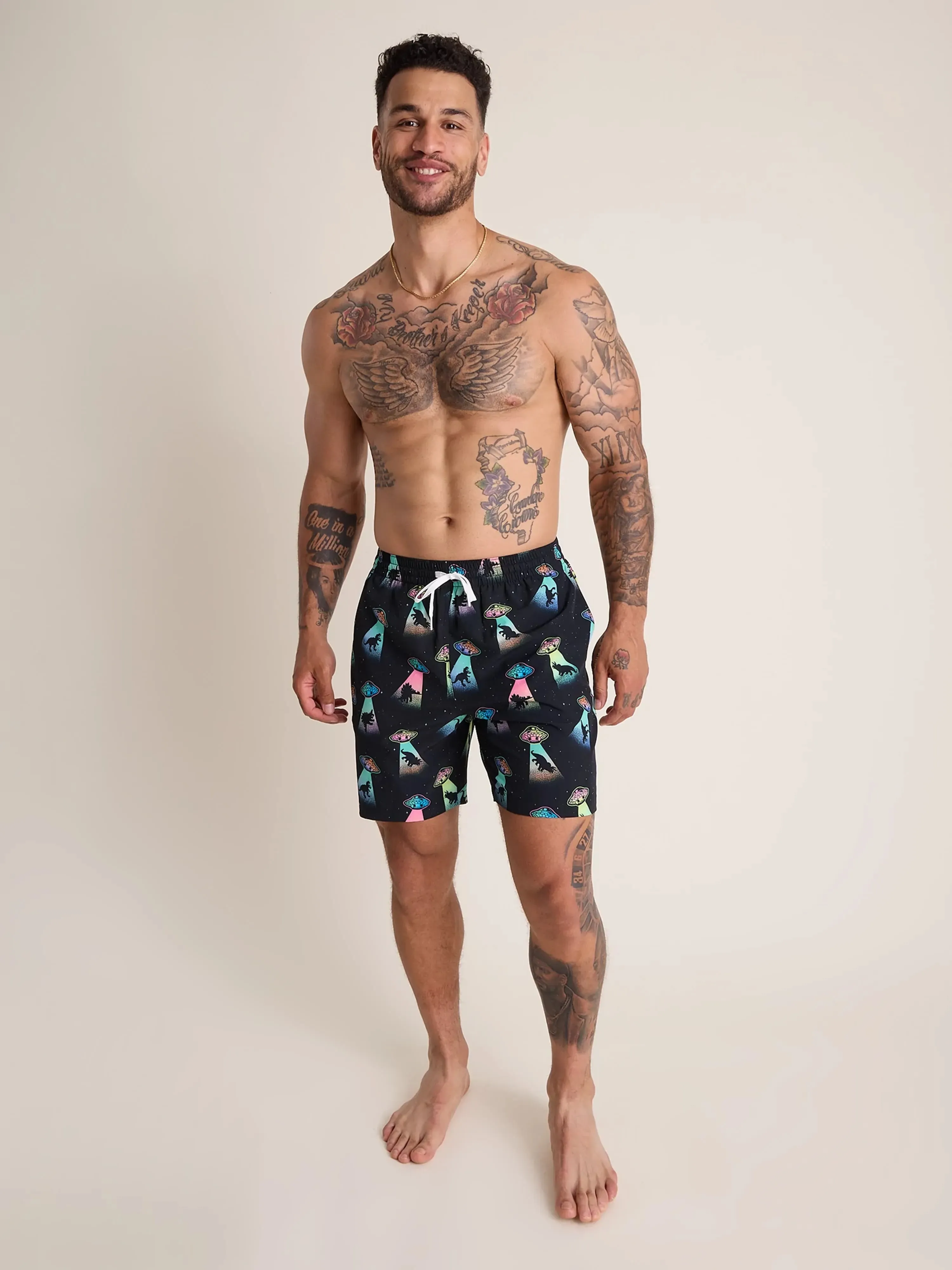 The Beam Me Ups 7" (Classic Lined Swim Trunk)