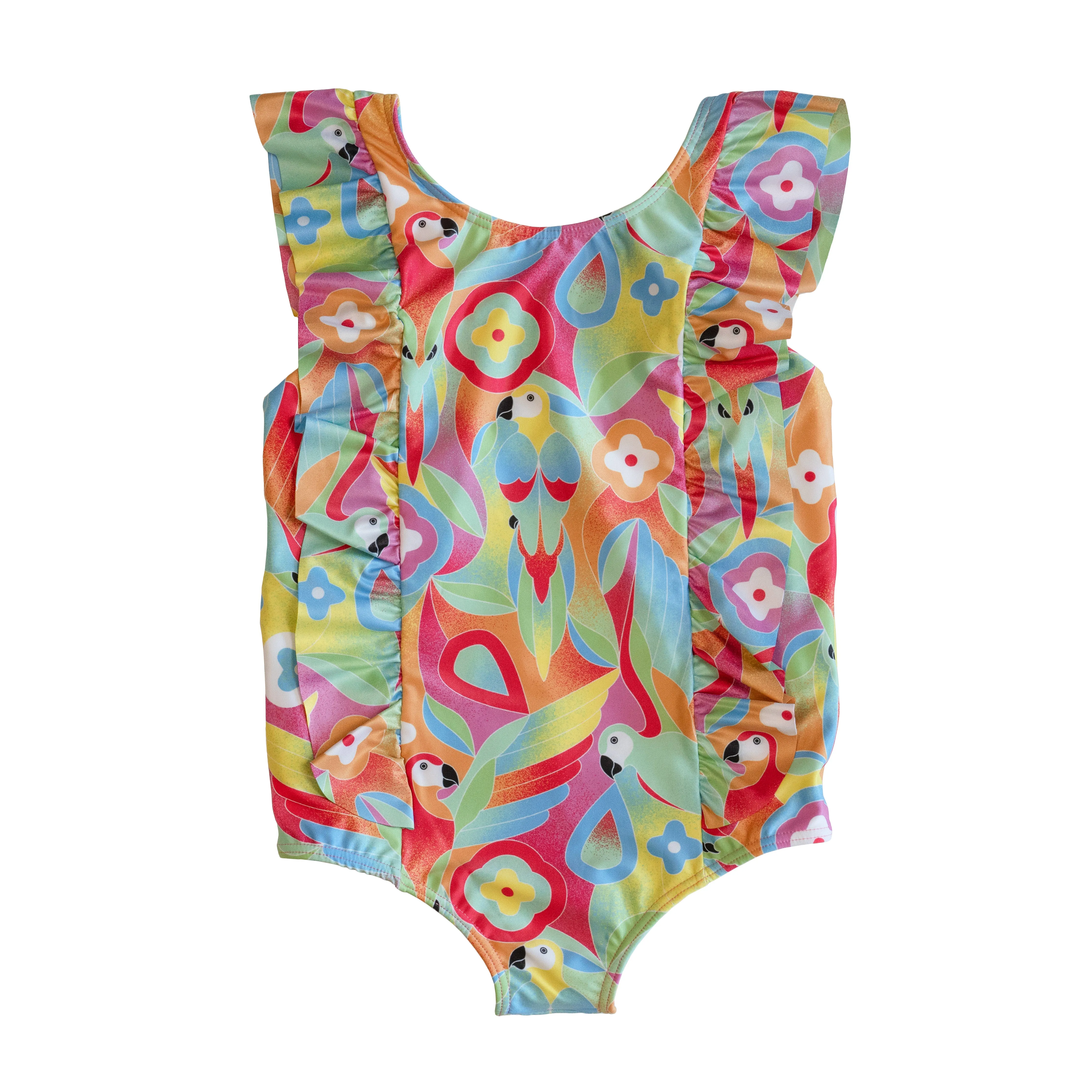 The Caribbean - Girls Ruffle One Piece UPF 50 