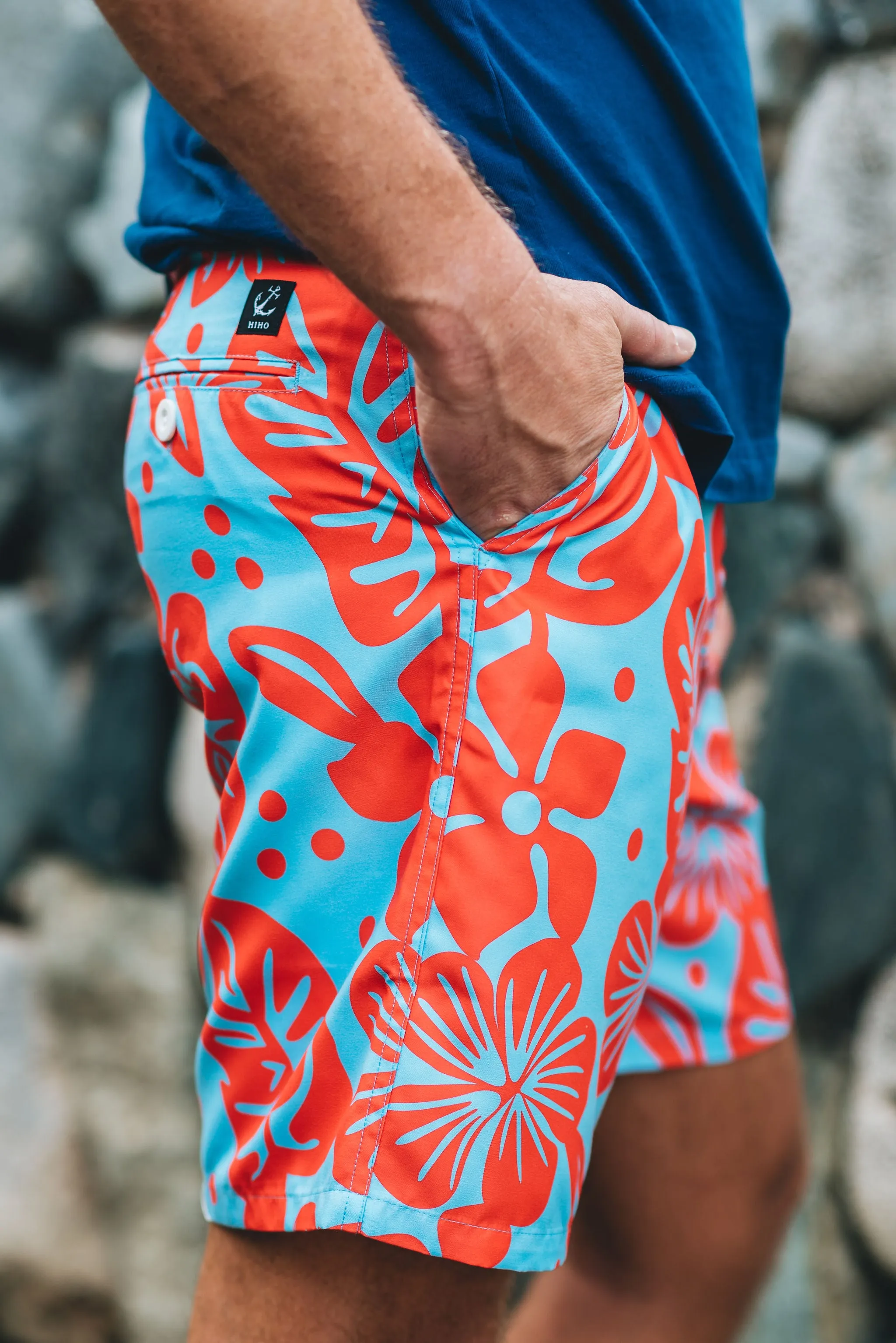 Tobago Board Short - Red Floral