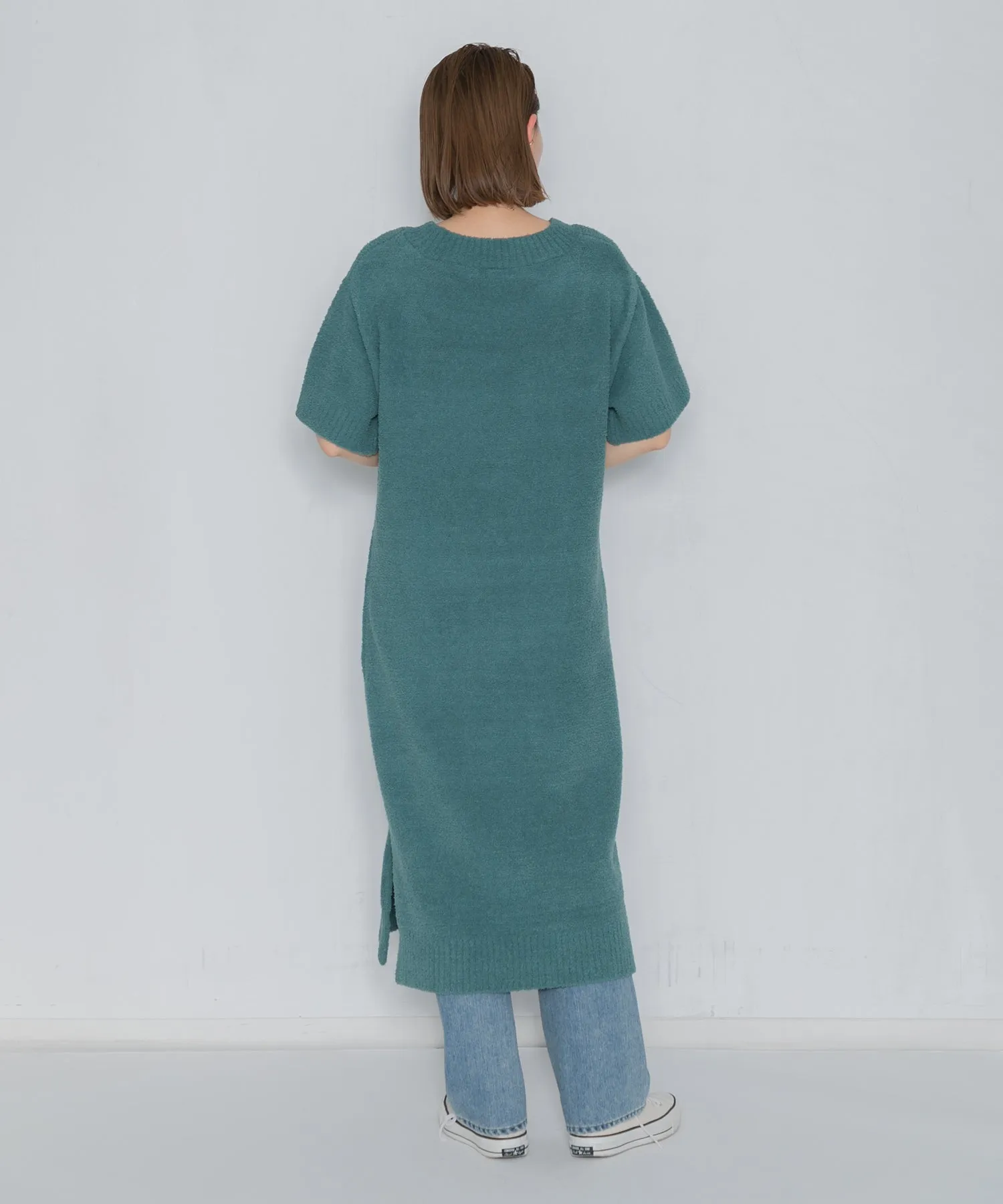 【WOMEN】nestwell SWALLOW < Crew Neck Short Sleeve Dress >